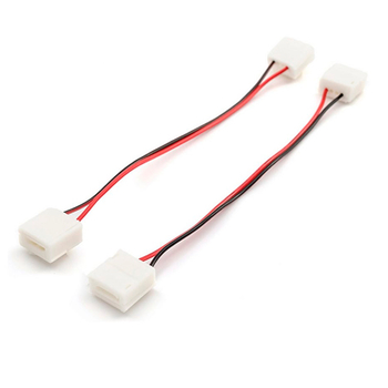 Комплект коннекторов Apeyron Electrics 09-14 (2 клипсы с проводами) для одноцветной светодиодной ленты 12В 10мм IP65 - Светильники - Cветодиодные ленты - . Магазин оборудования для автономного и резервного электропитания Ekosolar.ru в Красноярске