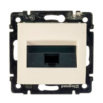 Информационная розетка Legrand Valene RJ45 UTP 5 кат 1 выход б/з белая - Электрика, НВА - Выключатели и розетки - Розетки - . Магазин оборудования для автономного и резервного электропитания Ekosolar.ru в Красноярске
