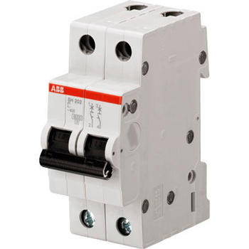 Автоматический выключатель ABB SH202L 2P 10А (С) 4,5kA - Электрика, НВА - Модульное оборудование - Автоматические выключатели - . Магазин оборудования для автономного и резервного электропитания Ekosolar.ru в Красноярске