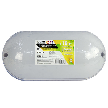Банник LT-LBWP-03-IP65-18W-6500К LED овальный - Светильники - Для ЖКХ - . Магазин оборудования для автономного и резервного электропитания Ekosolar.ru в Красноярске