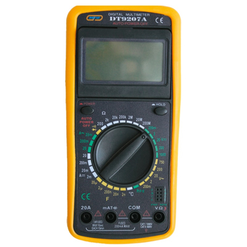 Мультиметр DT 9207 Энергия - Электрика, НВА - Измерительный инструмент - Мультимеры - . Магазин оборудования для автономного и резервного электропитания Ekosolar.ru в Красноярске