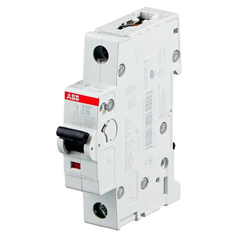 Автоматический выключатель ABB S201 1P 16А (С) 6kA - Электрика, НВА - Модульное оборудование - Автоматические выключатели - . Магазин оборудования для автономного и резервного электропитания Ekosolar.ru в Красноярске