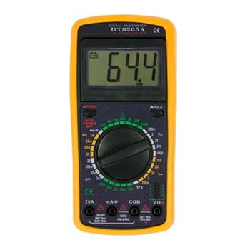 Мультиметр DT 9205A Энергия - Электрика, НВА - Измерительный инструмент - Мультимеры - . Магазин оборудования для автономного и резервного электропитания Ekosolar.ru в Красноярске