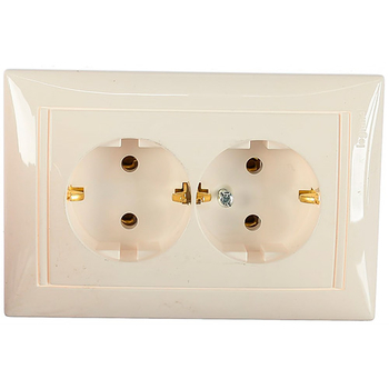 Розетка Legrand Valena 2X2К+З в сборе белая - Электрика, НВА - Выключатели и розетки - Розетки - . Магазин оборудования для автономного и резервного электропитания Ekosolar.ru в Красноярске