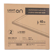 Панель ультратонкая светодиодная LightPhenomenON LT-UTP-02-IP40-40W-6500К б/д 4E - Светильники - Для общественных зданий - . Магазин оборудования для автономного и резервного электропитания Ekosolar.ru в Красноярске