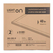Панель ультратонкая светодиодная LightPhenomenON LT-UTP-02-IP40-40W-6500К LED - Светильники - Для общественных зданий - . Магазин оборудования для автономного и резервного электропитания Ekosolar.ru в Красноярске